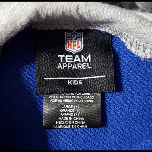 NY Giants Hoodie kids Large - Picture 4 of 8